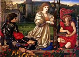 Edward Burne-jones Canvas Paintings - Le Chant d'Amour
